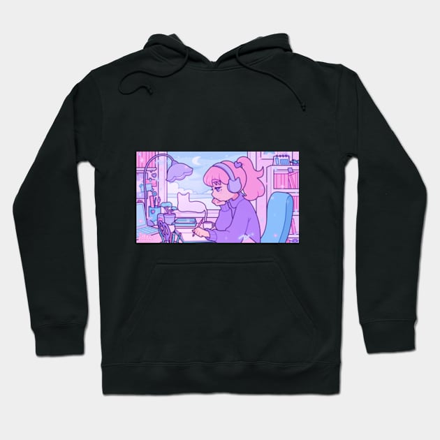 Lofi girl hoodie hotsell